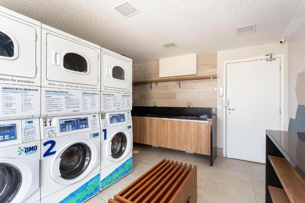 Studio No Centro De Sao Paulo, A 3 Minutos Do Metro, Com Garagem Gratis Aparthotel Buitenkant foto