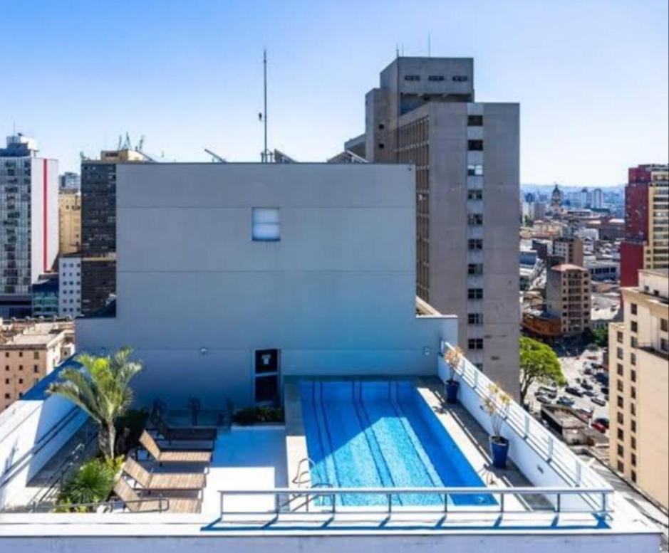 Studio No Centro De Sao Paulo, A 3 Minutos Do Metro, Com Garagem Gratis Aparthotel Buitenkant foto
